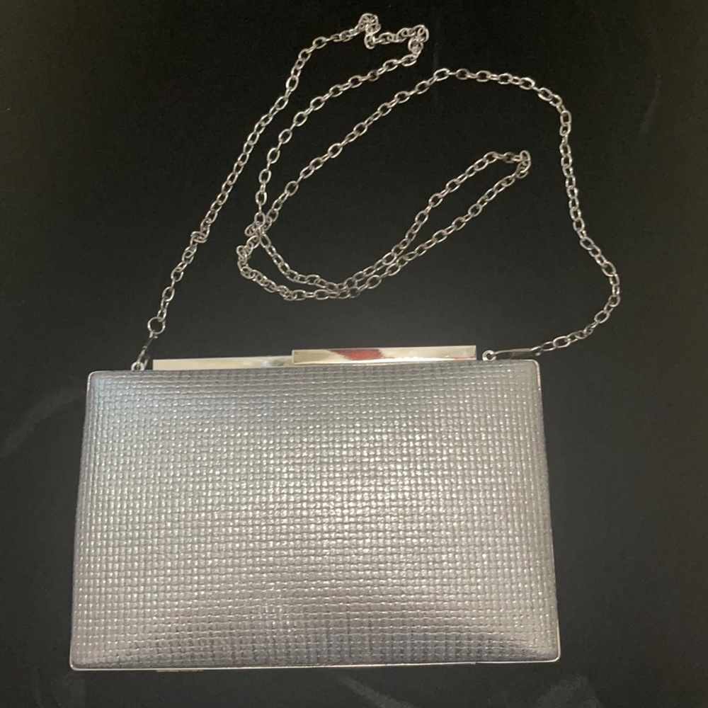 Silver Evening Clutch